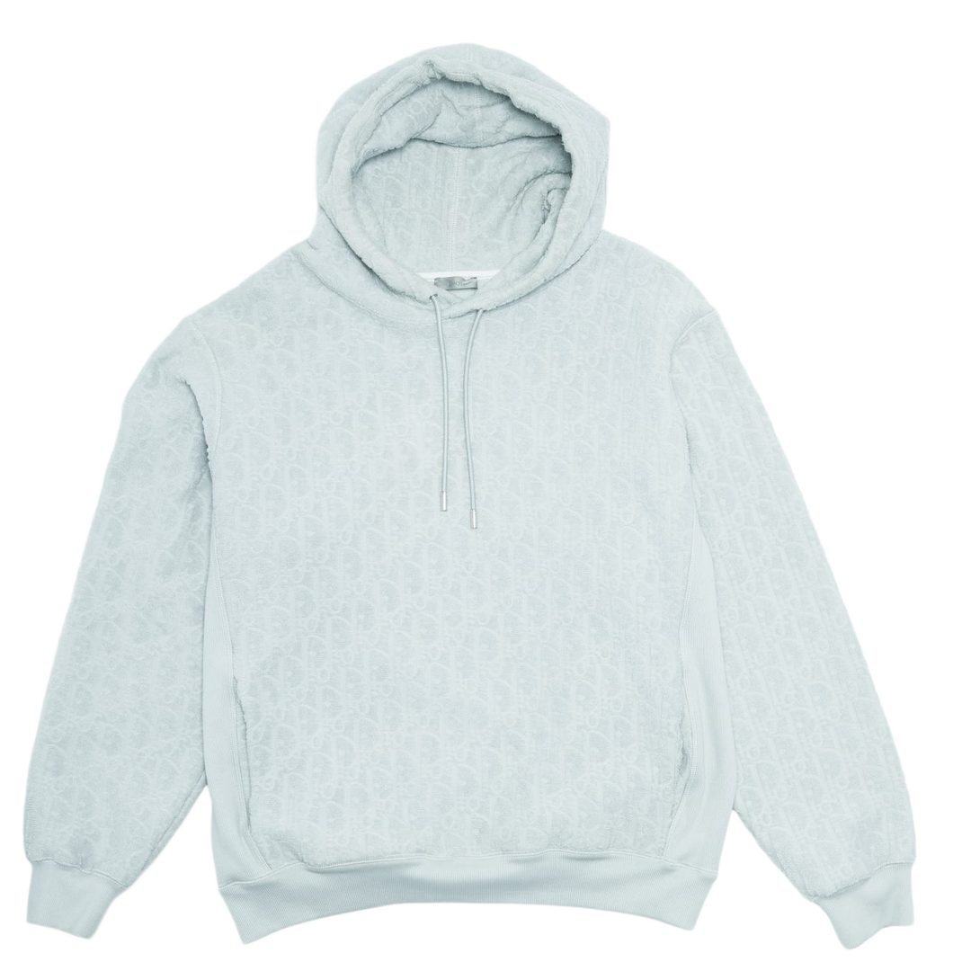 Dior 'Light Blue' Oblique Towel Hoodie