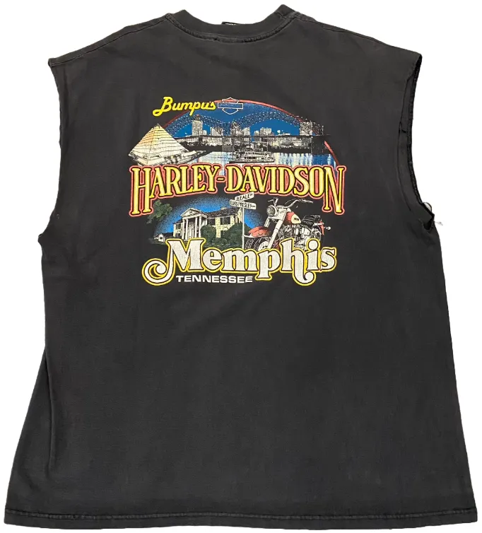 Harley Davidson 'Fathead' Vintage Cutoff Tee