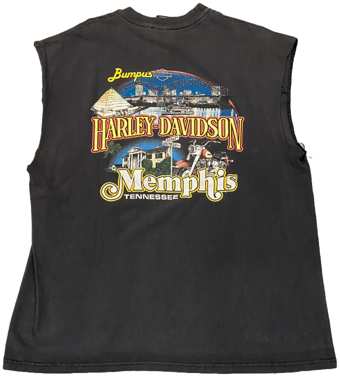 Harley Davidson 'Fathead' Vintage Cutoff Tee