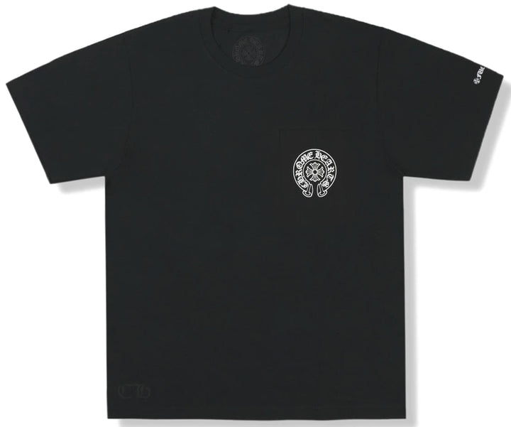 Chrome Hearts 'Black Horseshoe Logo' Pocket Tee
