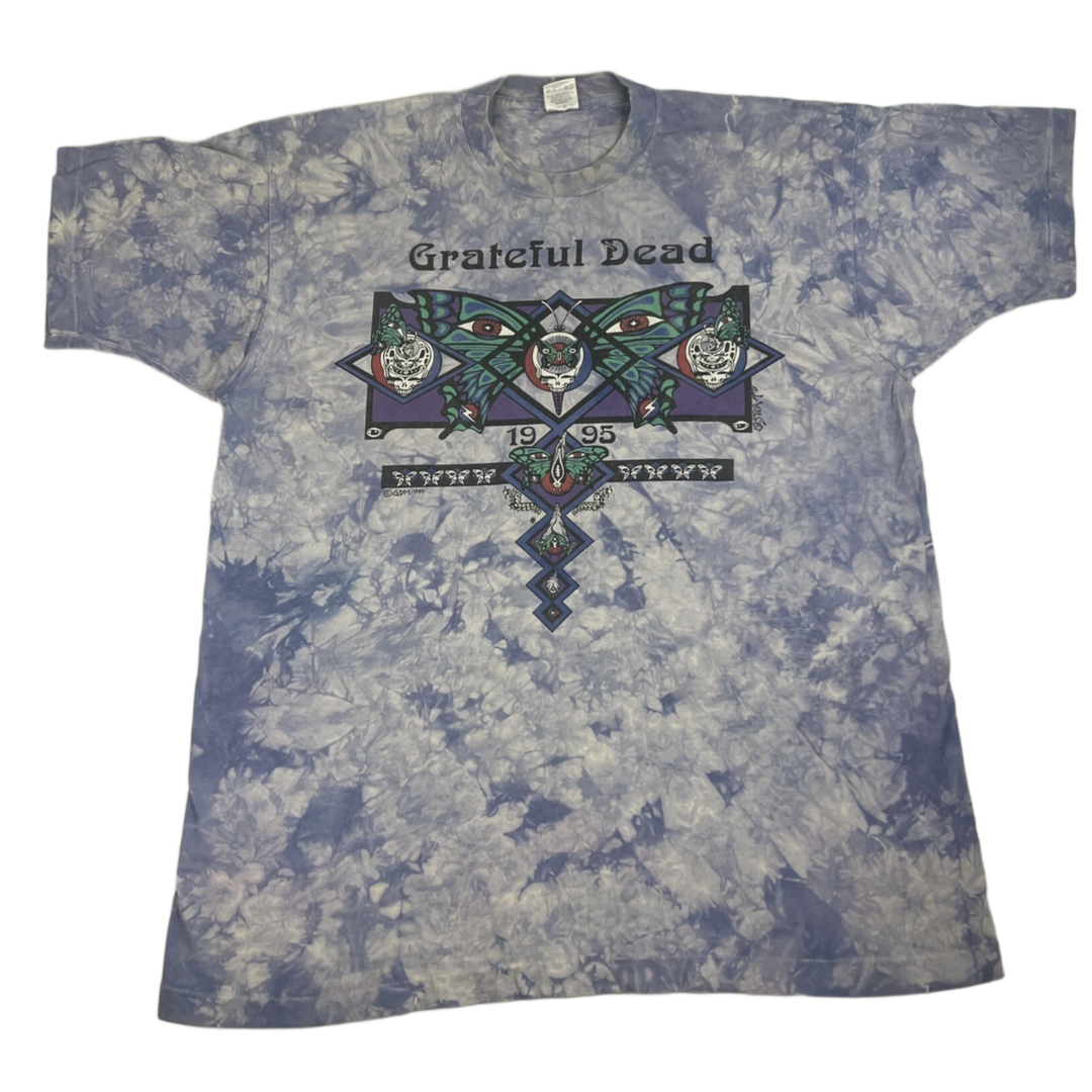 Grateful Dead 'Purple' Tie Dye 1995 Spring Tour Vintage Tee
