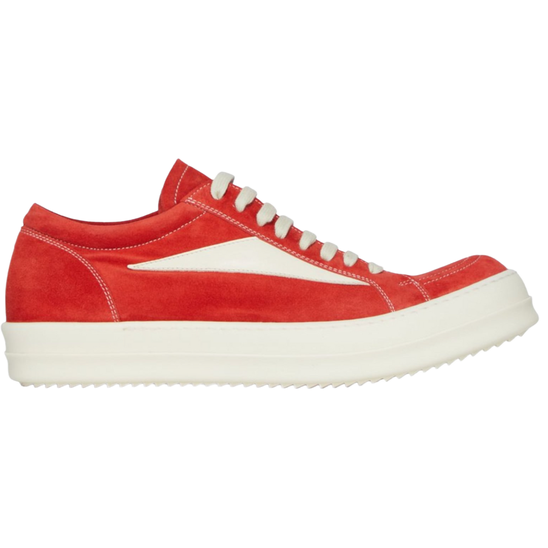 Rick Owens 'Carnelian' Suede Vintage Sneaks