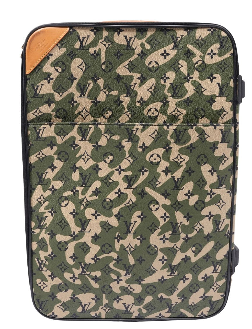 Louis Vuitton x Takashi Murakami "Monogramouflage" Pegase 60 Roller Suitcase