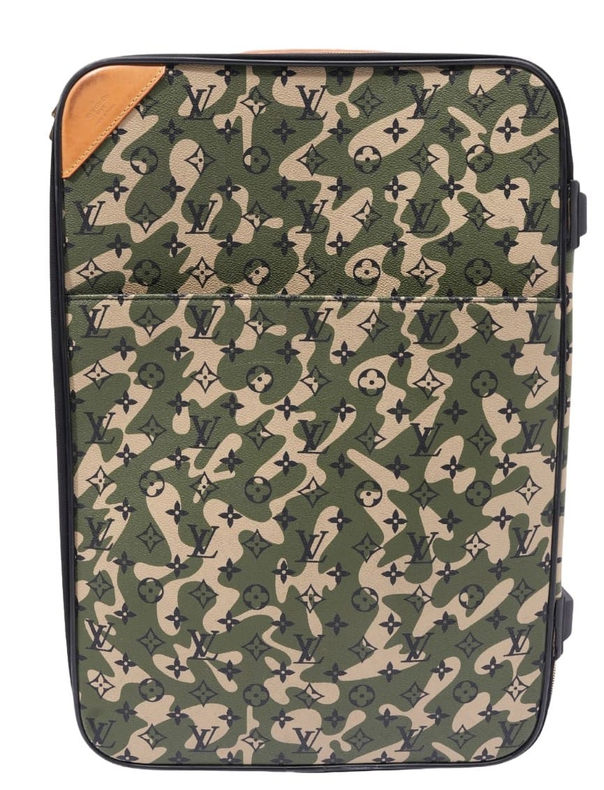 Louis Vuitton x Takashi Murakami "Monogramouflage" Pegase 60 Roller Suitcase