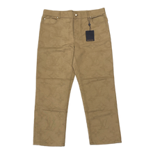 Louis Vuitton 'Tan' Monogram Embroidered Skate Pants