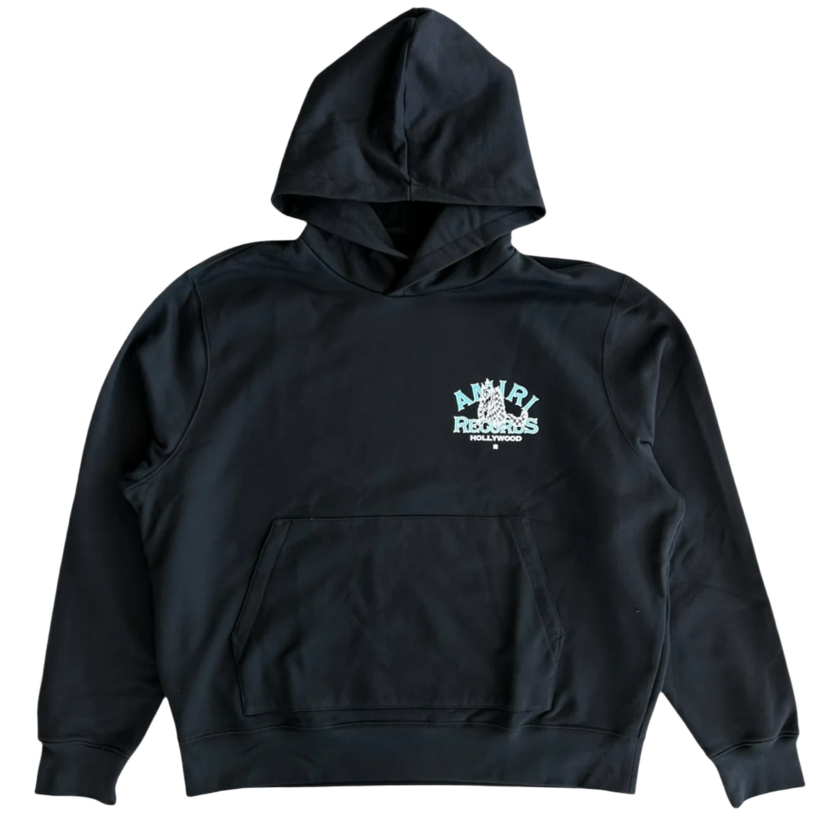 Amiri 'Records Wolf' Black Hoodie