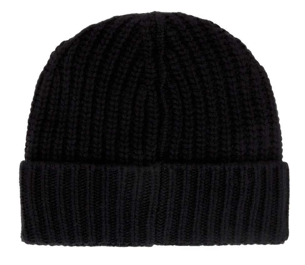 Rick Owens Moncler Black Wool Beanie