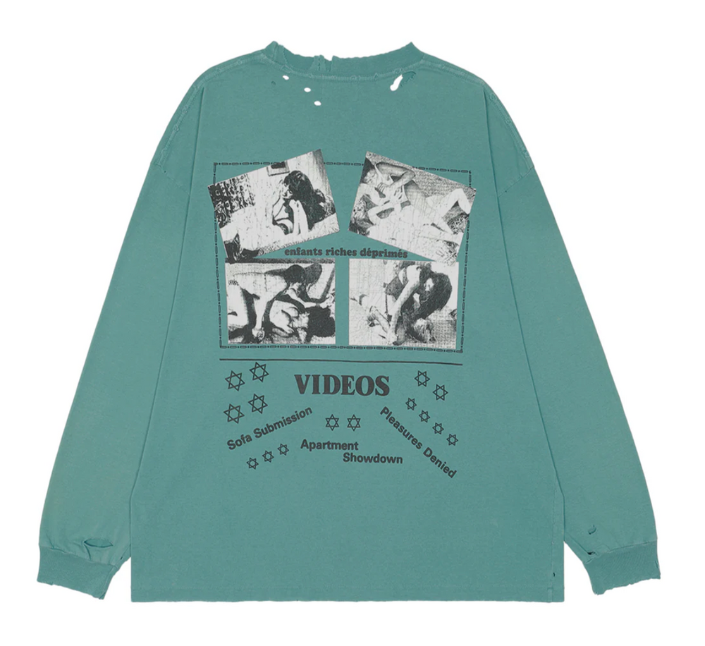 Enfants Riches Déprimés 'Pleasures Denied' Longsleeve Tee