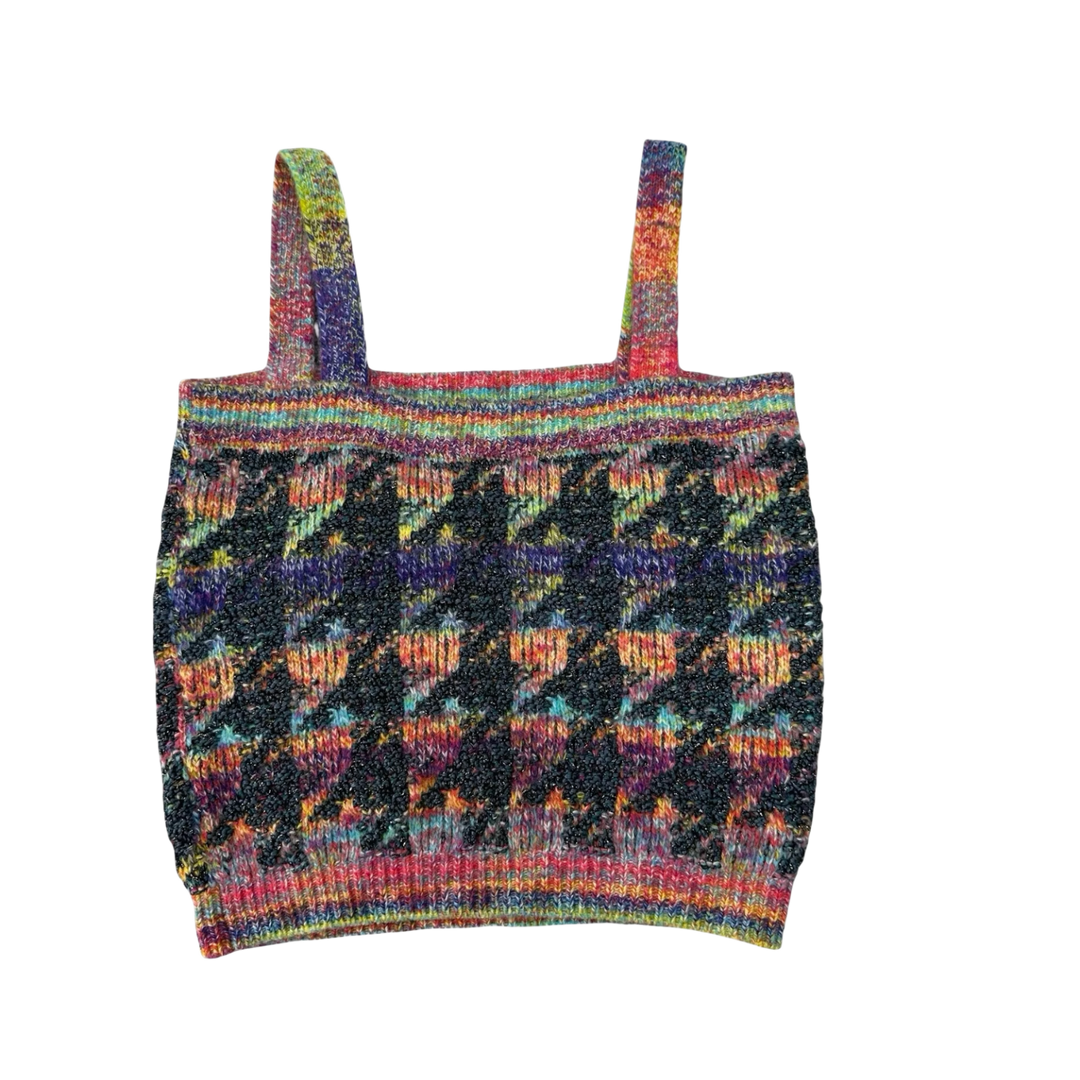 Chanel 'Mulicolor Tweed' Knit Camisole Top