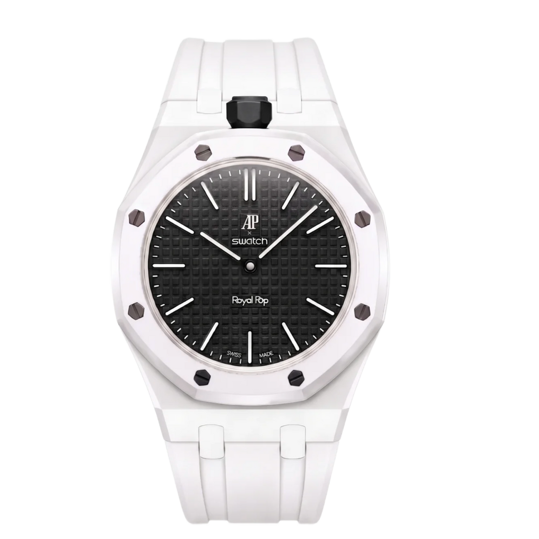 Swatch x Audemars Piguet AP Bioceramic 'Ocho Negro' Royal Pop Watch
