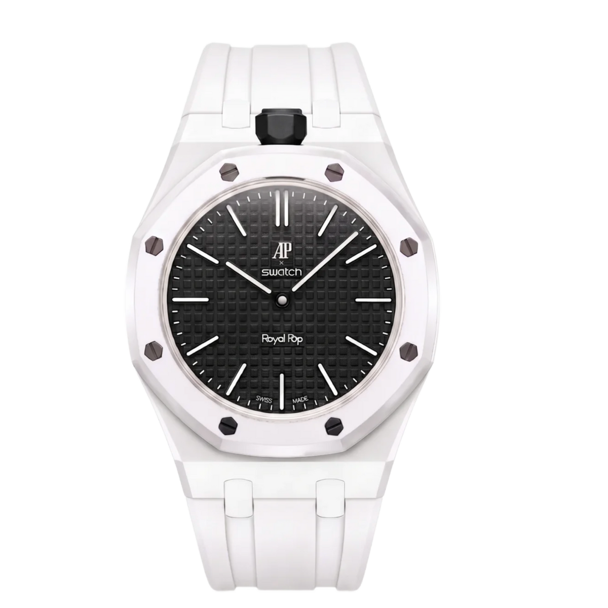 Swatch x Audemars Piguet AP Bioceramic 'Ocho Negro' Royal Pop Watch