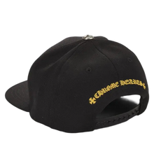Chrome Hearts 'Black & Yellow' 6 Panel Black Baseball Hat