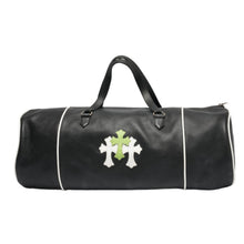 Chrome Hearts 'Black/White/Green Triple Cross Domino' XXl Duffle Bag