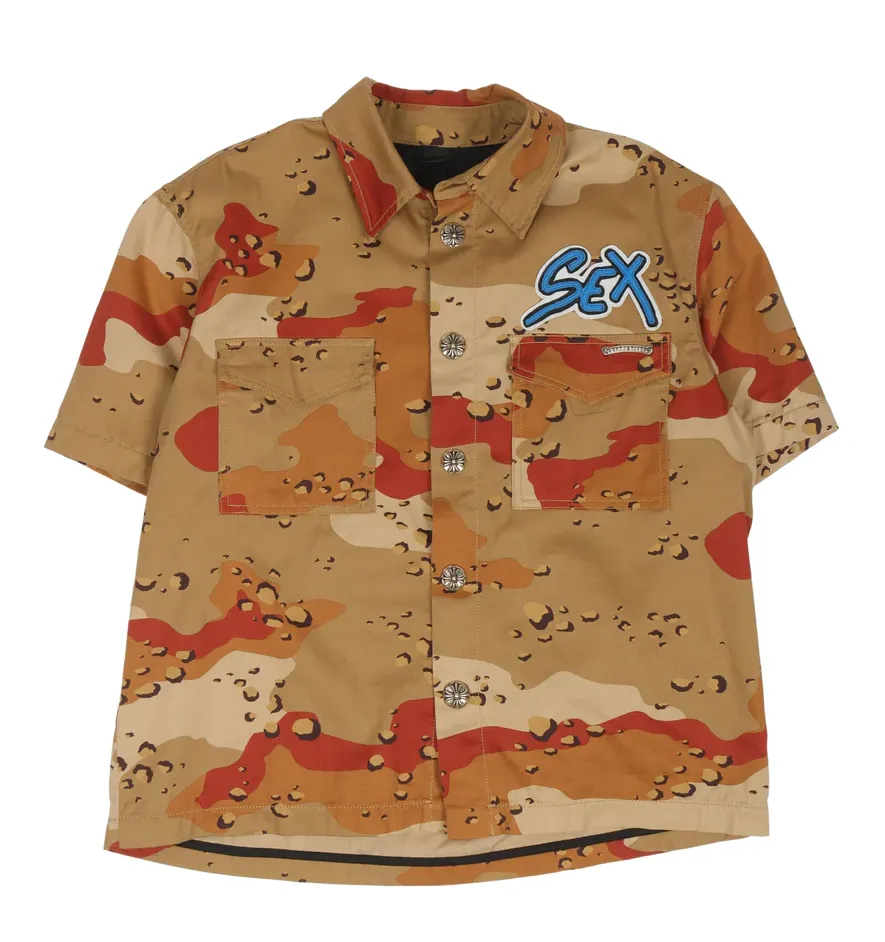 Chrome Hearts Matty Boy 'Sex Records' Camo Shirt