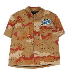 Chrome Hearts Matty Boy 'Sex Records' Camo Shirt