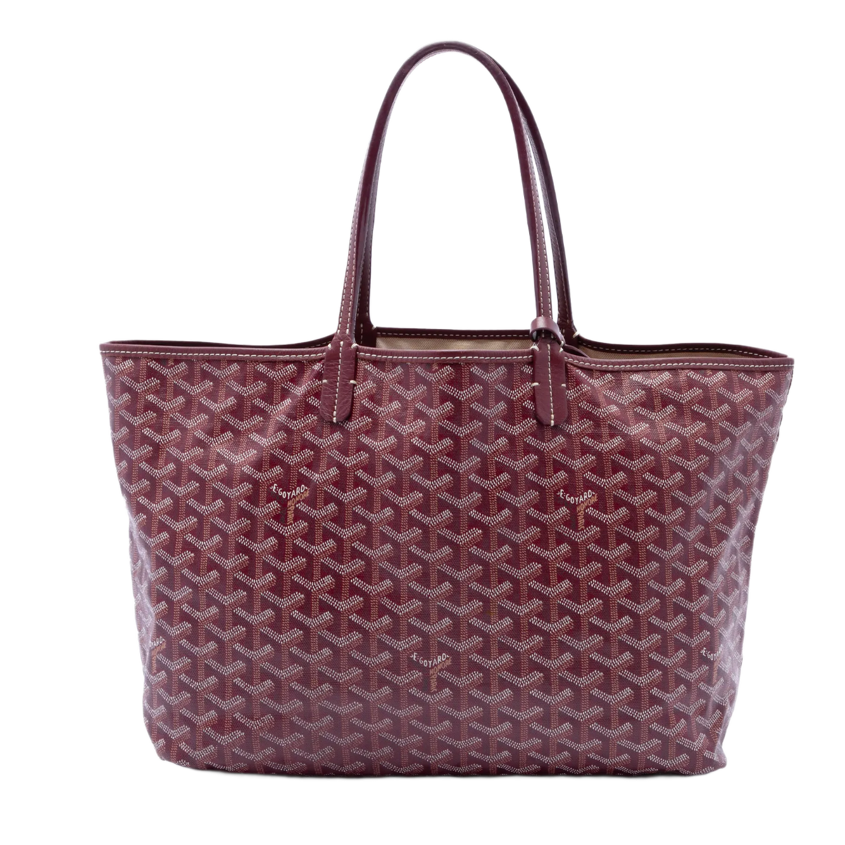 Goyard 'Burgundy' Saint Louis PM Tote Bag