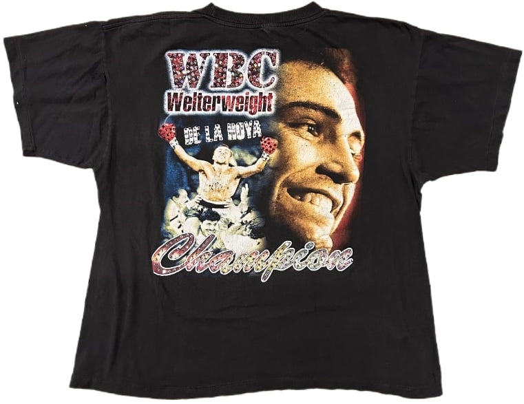 Oscar De La Hoya 'WBC Welterweight' Rhinestone Vintage Tee