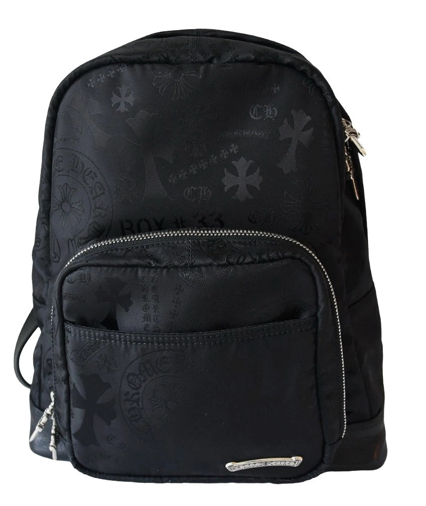 Chrome Hearts 'Nylon Stencil' Black 7th Grade Backpack