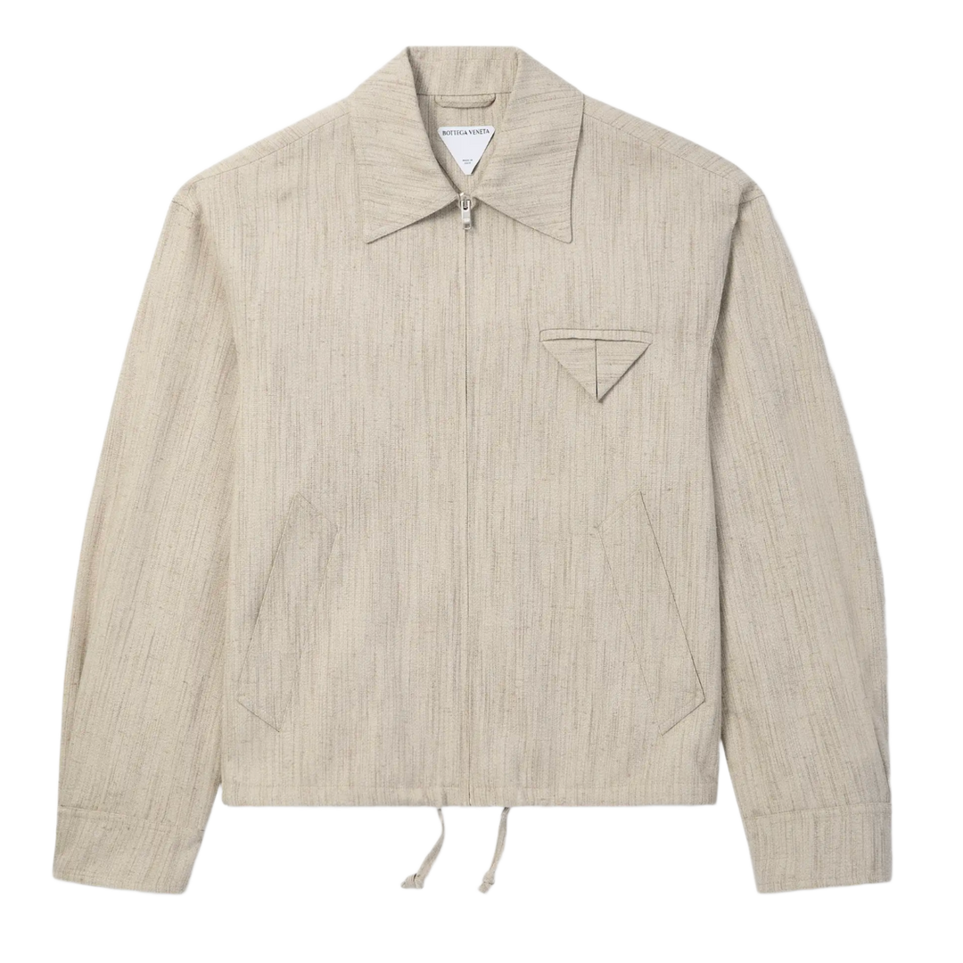 Bottega Veneta 'Tan' Viscose Silk Kimono Blouson
