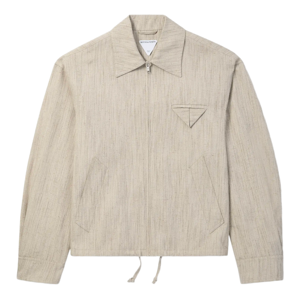 Bottega Veneta 'Tan' Viscose Silk Kimono Blouson