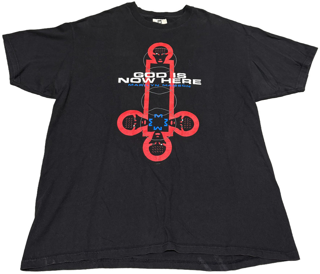 Marilyn Manson 'God Is Now Here' Vintage Black Tee