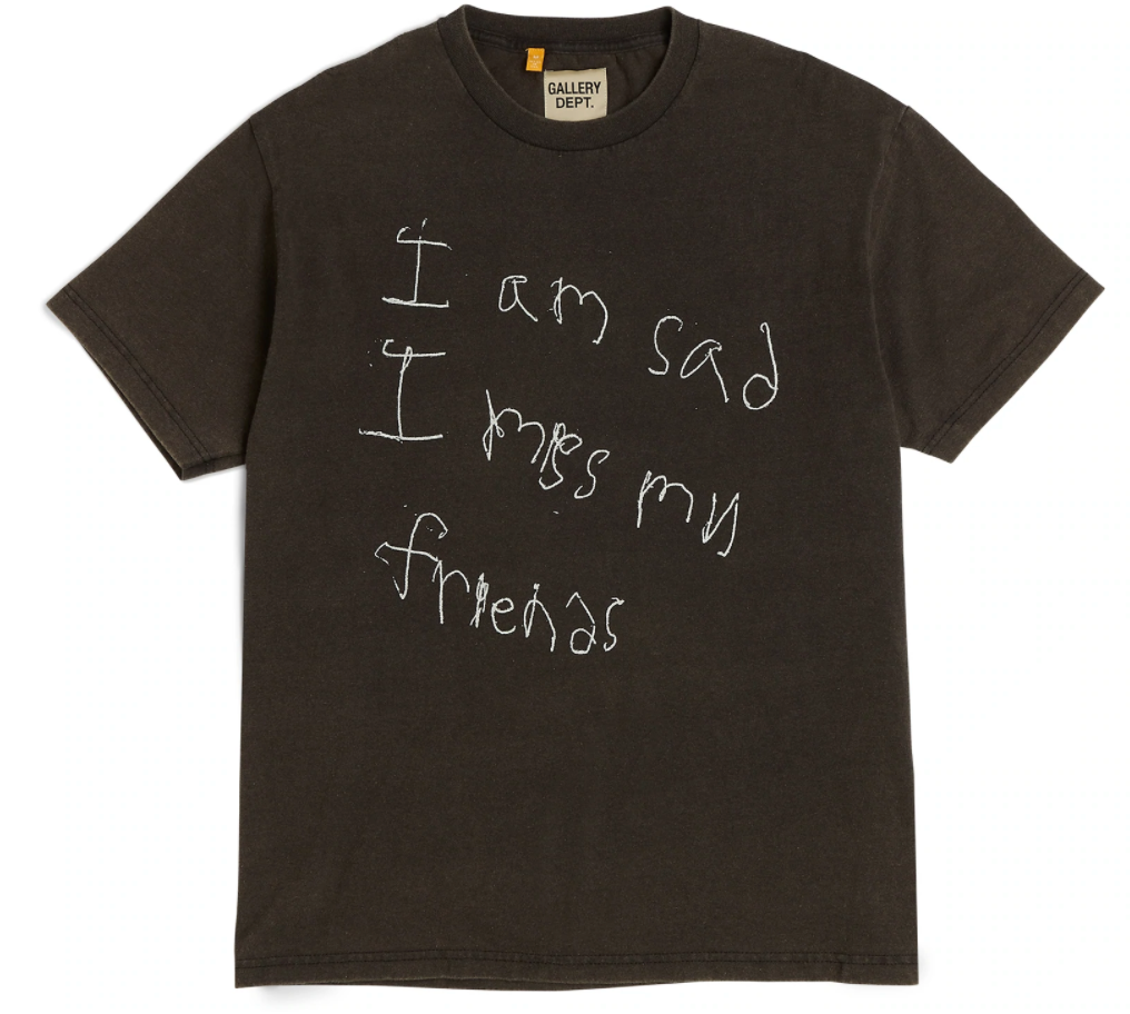 Gallery Dept I'm Sad Tee Black