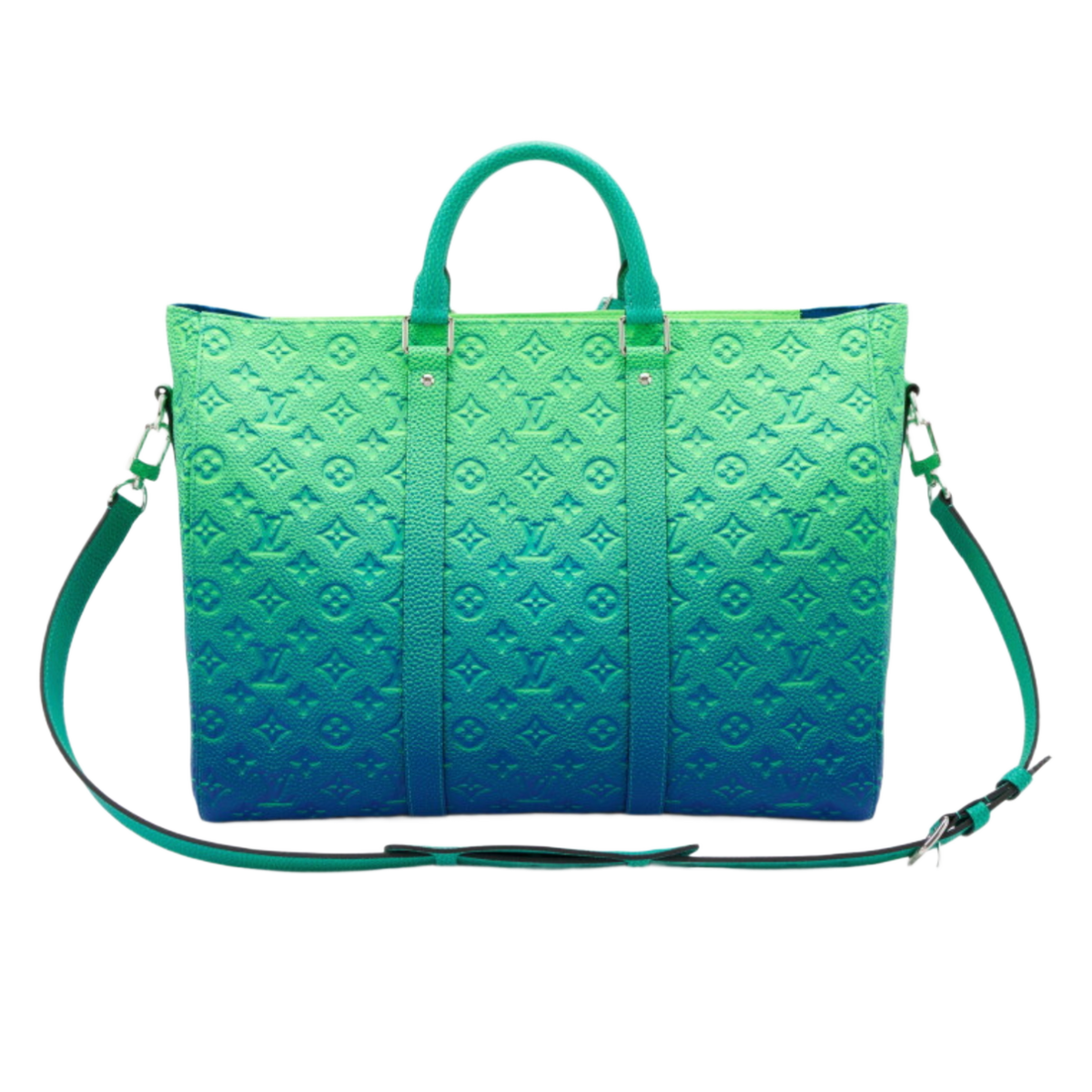Louis Vuitton x Virgil Abloh 'Illusion' Monogram Leather Keepall Tote