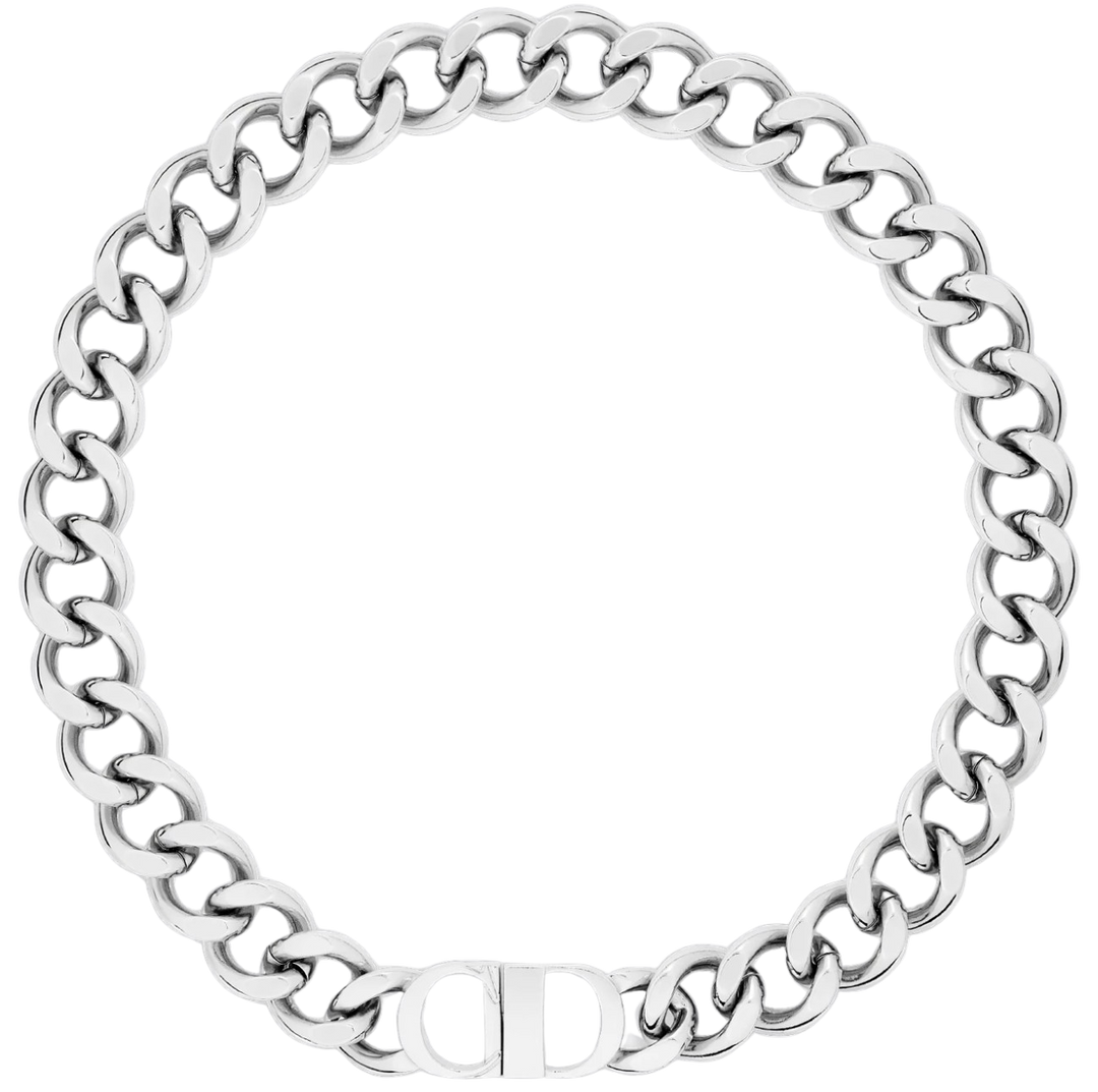 Dior 'CD Icon' 18in Cuban Link Necklace