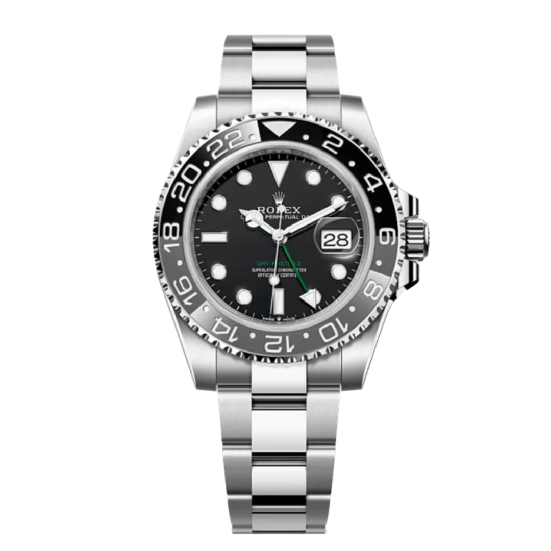 Rolex GMT-Master II Bruce Wayne Black Dial Oyster Bracelet Watch 2025