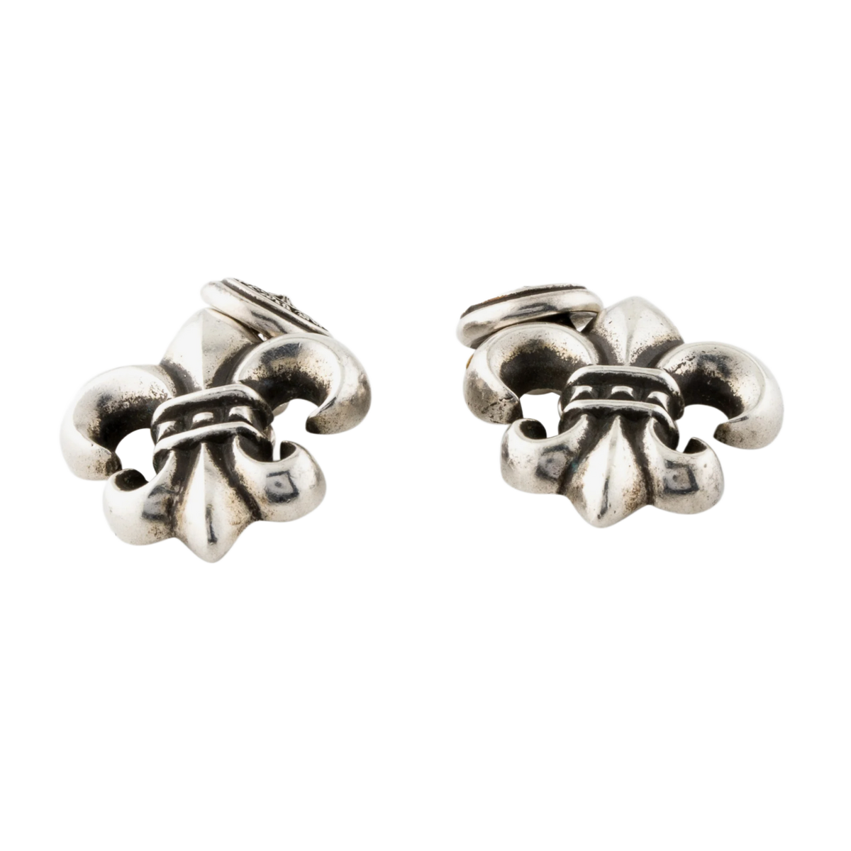 Chrome Hearts 'Fleur De Lis' Silver Cufflinks