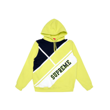 Supreme 'Yellow' Diagonal Logo Hoodie