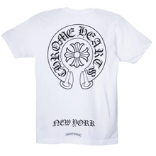Chrome Hearts 'White' New York Horseshoe Pocket Tee