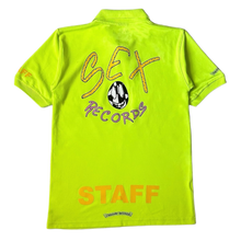 Chrome Hearts Matty Boy 'Highlighter Green' Sex Records Staff Polo