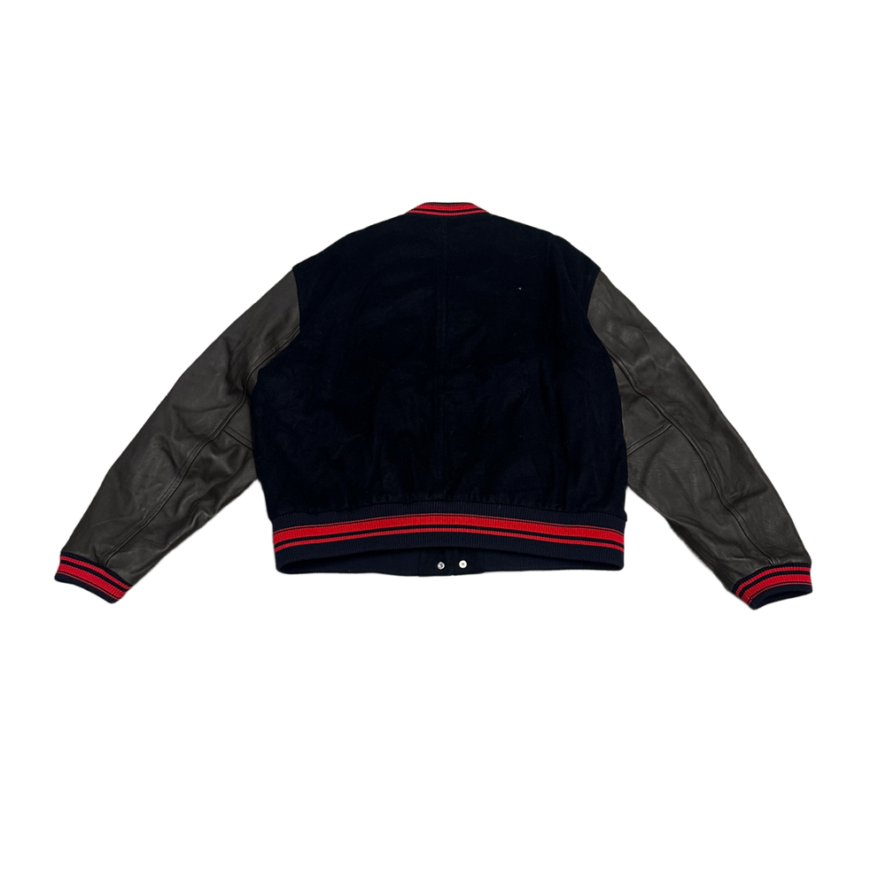 Wales Bonner 'Blue/Brown' Ascend Varsity Jacket