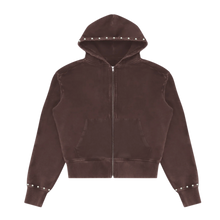 Saint Vanity 'Mocha' French Terry Zip Up Hoodie