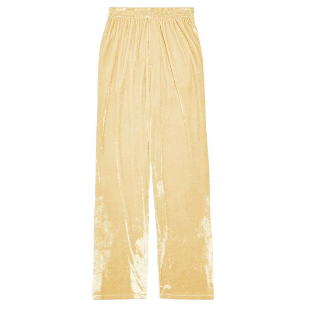 Balenciaga 'Velvet Cream' BB Paris Icon Sweatpants
