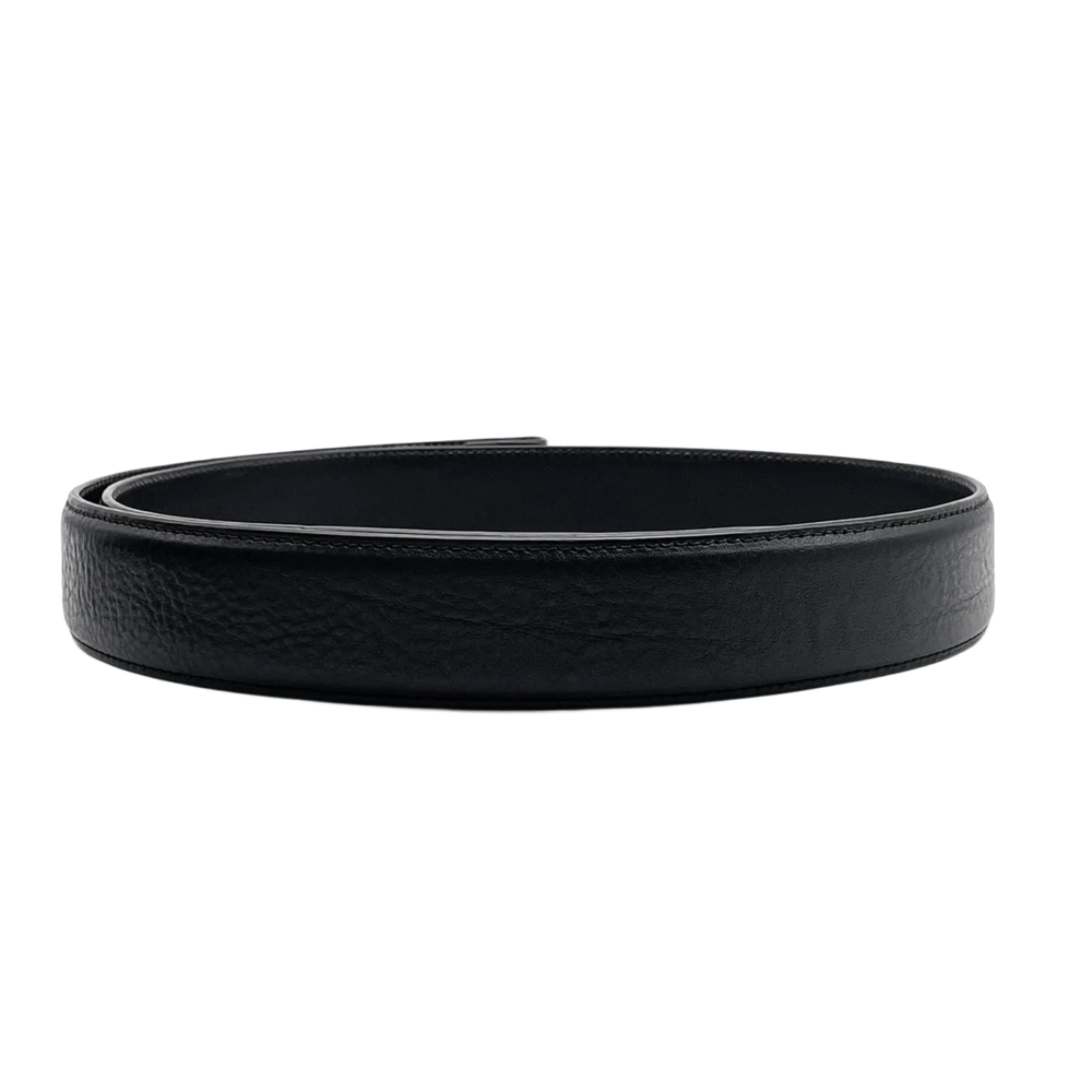 Chrome Hearts 'Black' Leather Belt Strap