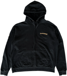 Chrome Hearts 'Yellow Plus Cross' Black Hoodie