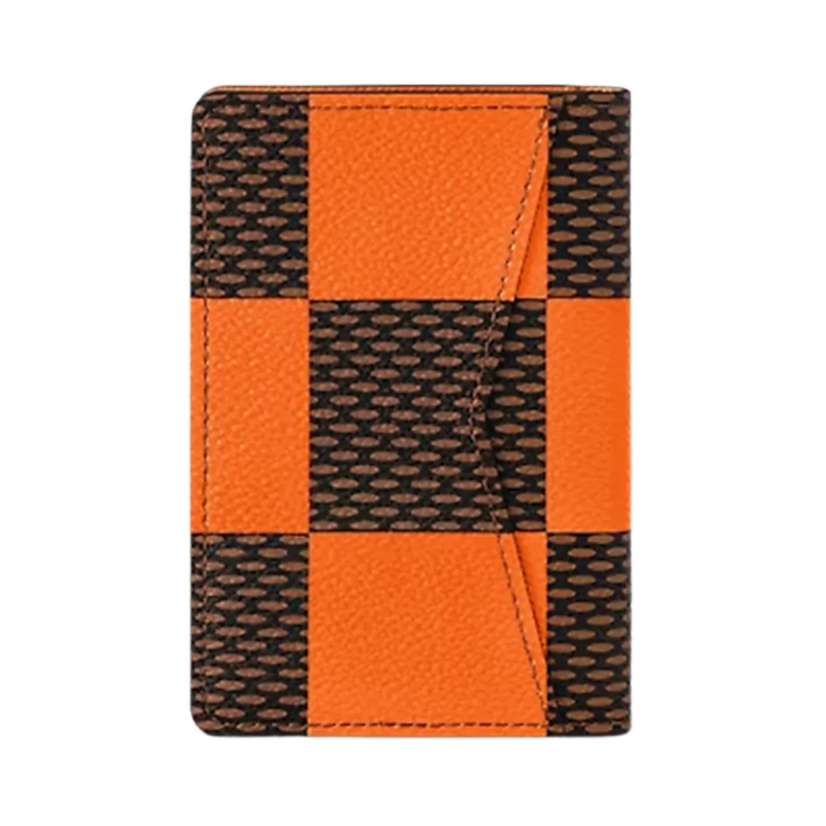 Louis Vuitton 'Damier Pop Orange' Pocket Organizer Wallet