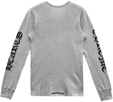 Chrome Hearts 'Scroll Logo' Grey Thermal Longsleeve 