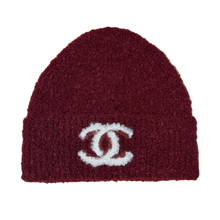 Chanel 'Burgundy' Cashmere & Alpaca Beanie