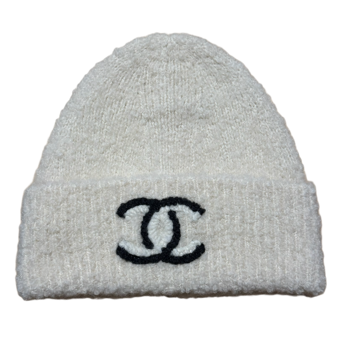 Chanel 'Cream' Cashmere & Alpaca Beanie