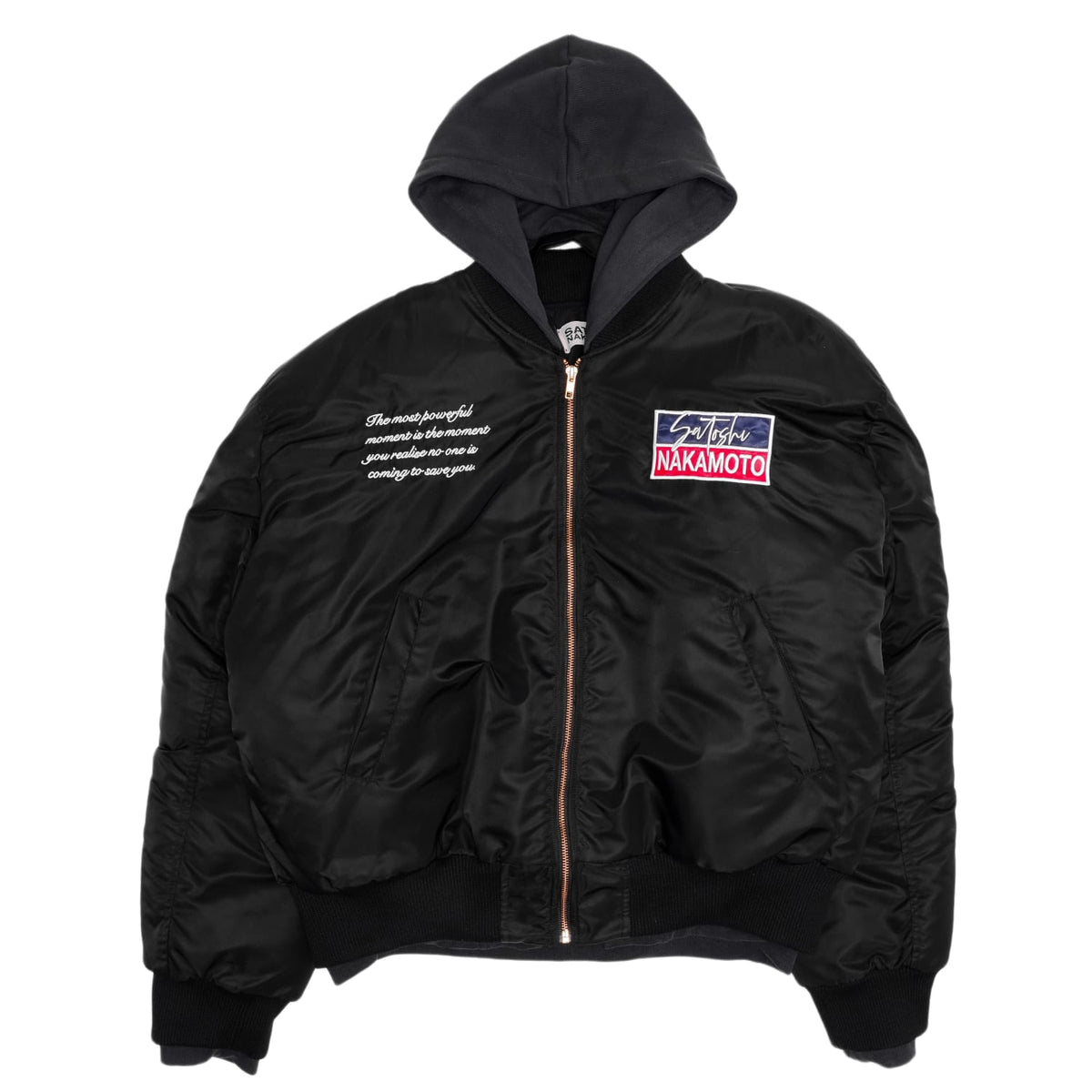 Satoshi Nakamoto 'Off Road' Bomber Jacket