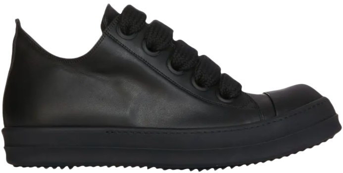 Rick Owens Lido Jumbo Lace Low Black/Black Sneaks