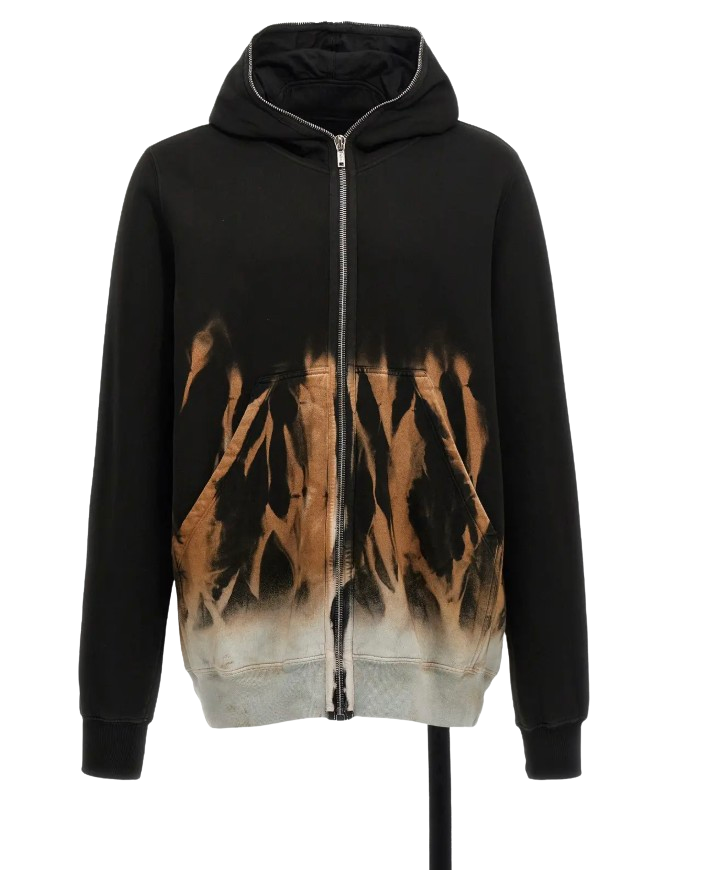 Rick Owens DRKSHDW  'Black/Terra' Jumbo Gimp Hoodie