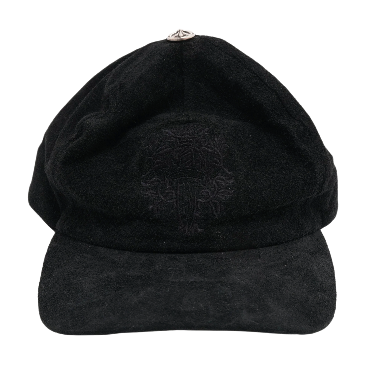 Chrome Hearts 'Black' Suede Vine Dagger Hat