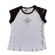 Chrome Hearts 'Hairy Cross' Vintage Womens Baby Tee