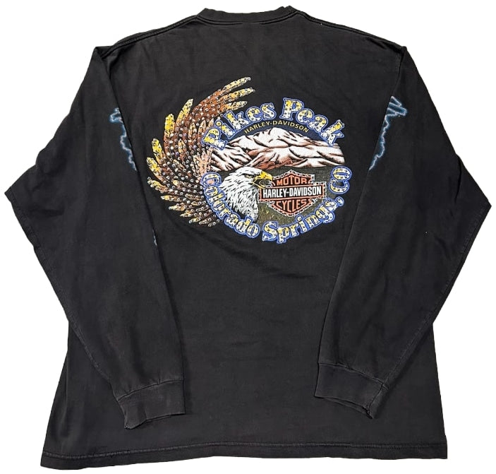 Harley Davidson 'Pikes Peak' Rhinestone Vintage Tee