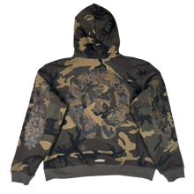 Chrome Hearts 'Camo Leather Horseshoe Patch' Thermal Zip Up Hoodie