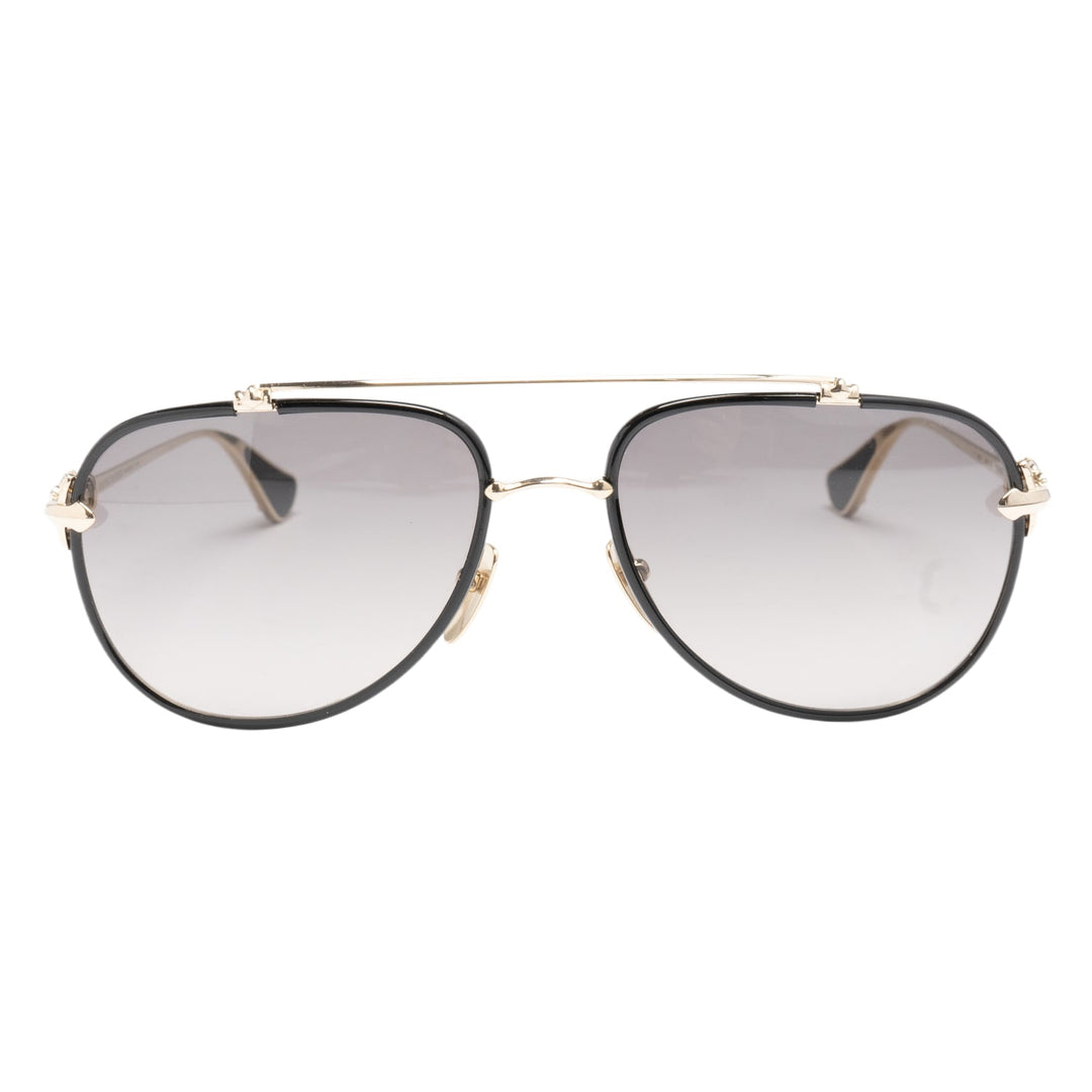 Chrome Hearts 'Spinner' Gold Sunglasses